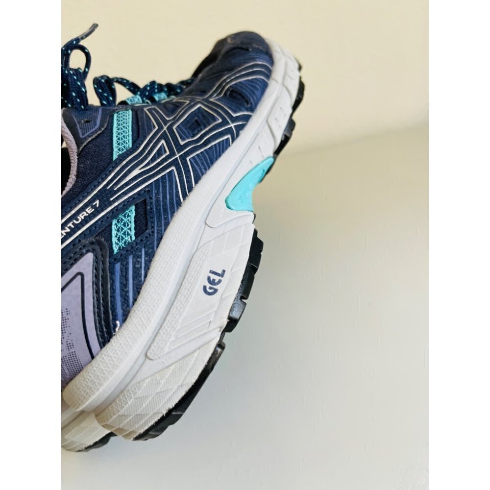 Asics Blue Gel Venture 7 Running Shoe - W size 9 - Picture 4 of 9